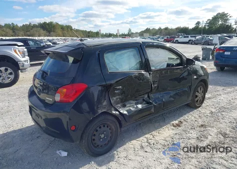 2015 Mitsubishi Mirage Es z USA, uszkodzony, nr VIN ML32A4HJ0FH009725